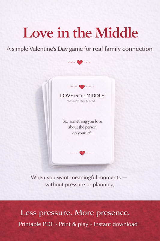Love in the Middle - Valentine's Day Game